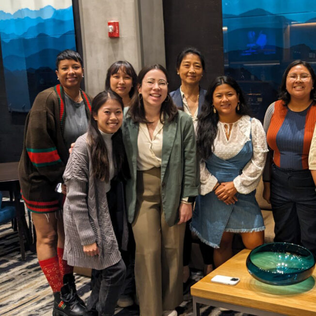 napawf staff pose for a group photo.